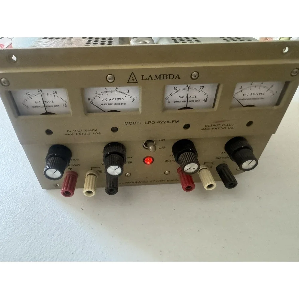 Vintage‎ Working LAMBDA Electronics LPD-422A-FM Dual Regulated Power Supply